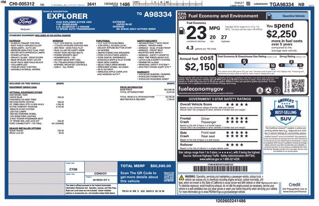 New 2026 Ford Explorer Active w/ Active Comfort Package AWD/4WD video 3