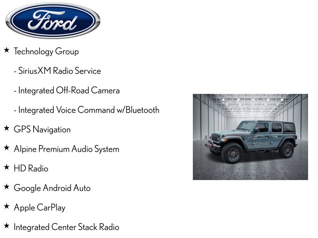 Used 2024 Jeep Wrangler Unlimited Rubicon w/ Technology Group AWD/4WD image 13