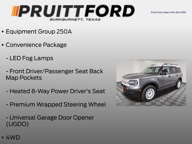 New 2025 Ford Bronco Sport Heritage w/ Convenience Package image 13