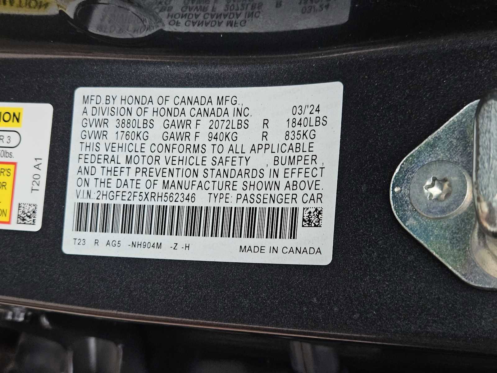 Used 2024 Honda Civic Sport image 31