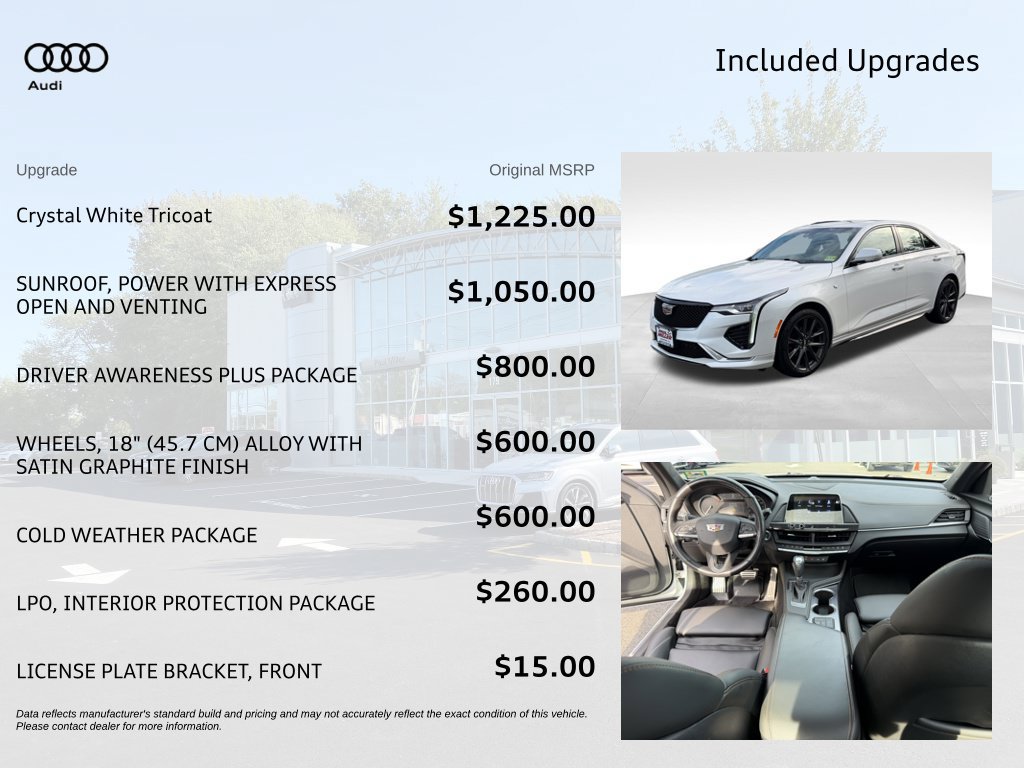 Used 2021 Cadillac CT4 Sport w/ Driver Awareness Plus Package AWD/4WD image 7