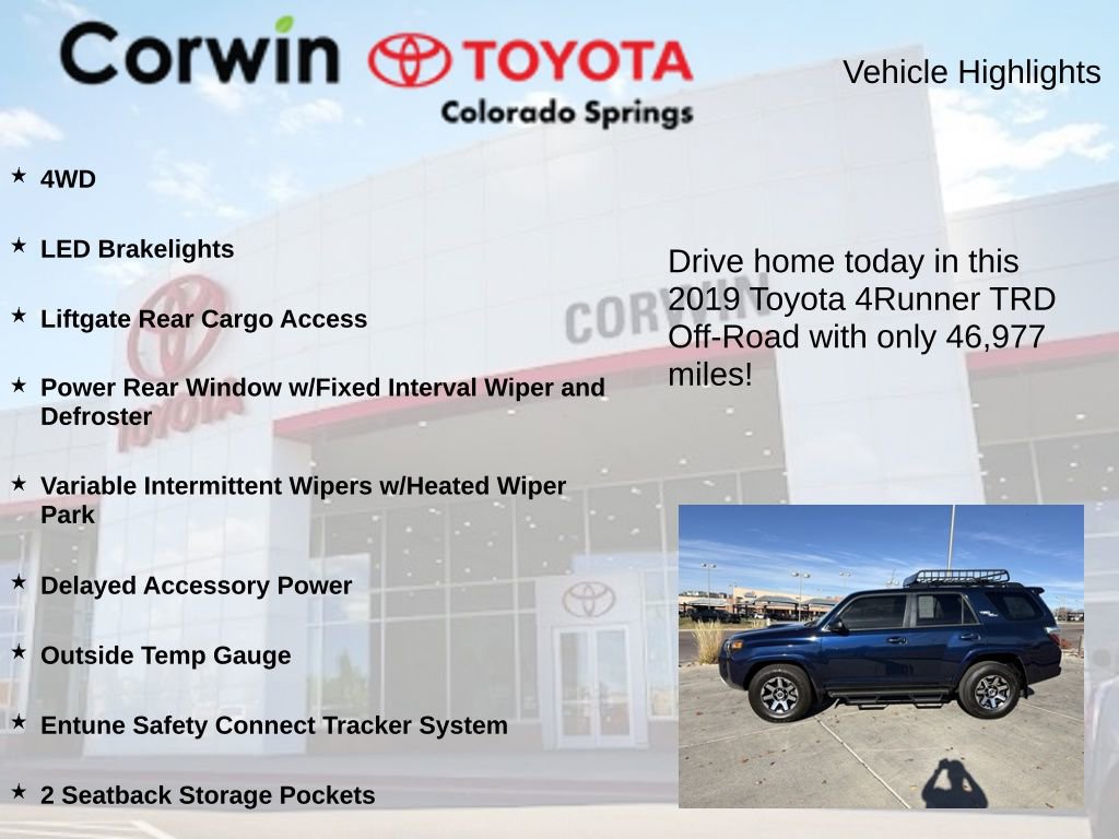 Used 2019 Toyota 4Runner TRD Off-Road image 6