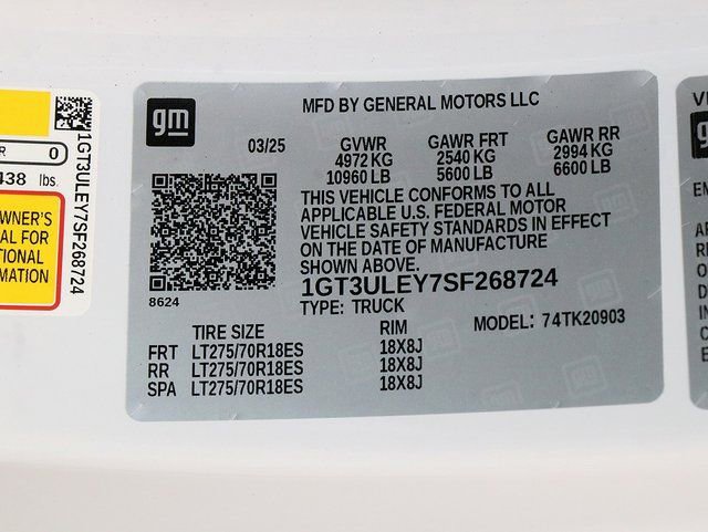 New 2025 GMC Sierra 2500 Pro w/ 1SA Pro Safety Plus Package AWD/4WD image 26