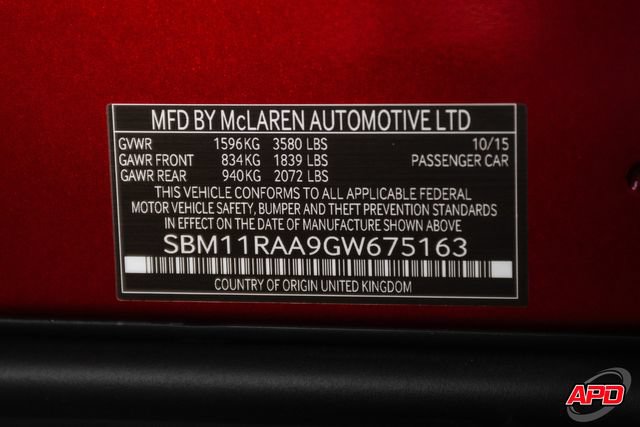 Used 2016 McLaren 675LT Coupe RWD image 98