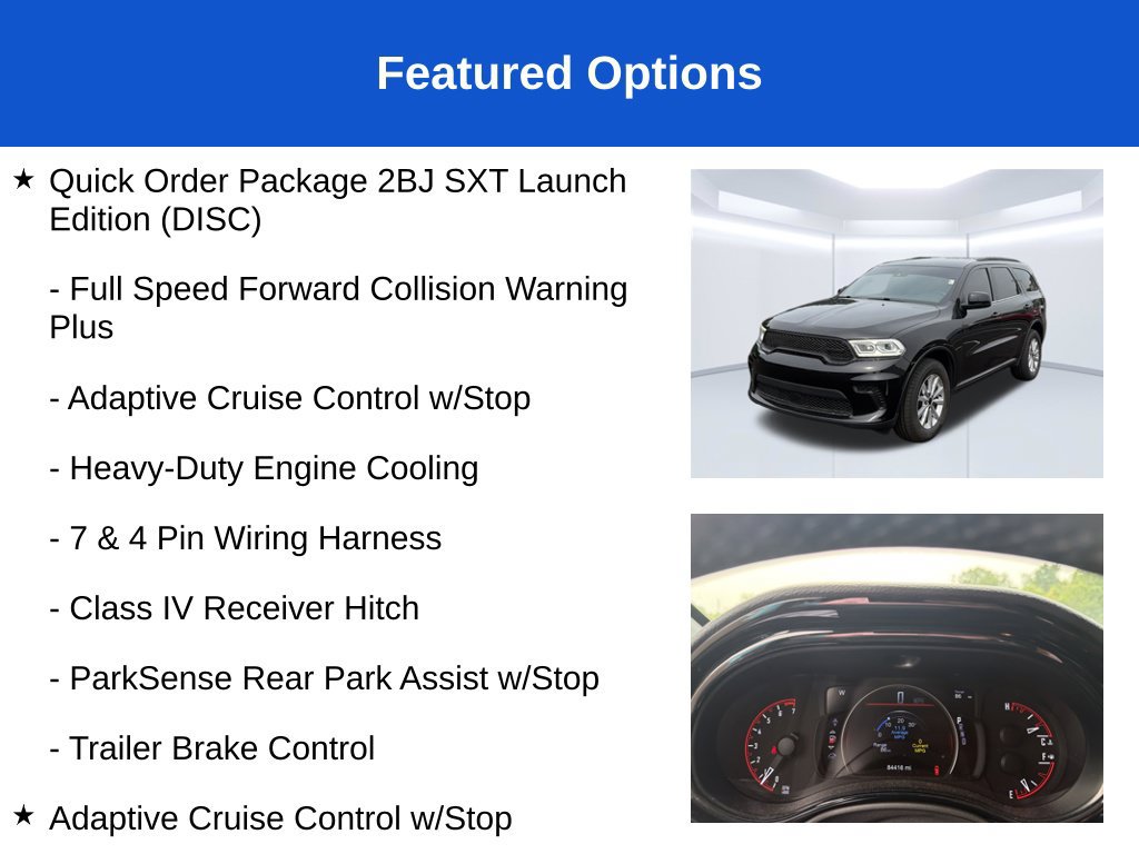 Used 2023 Dodge Durango SXT Launch Edition AWD/4WD image 3