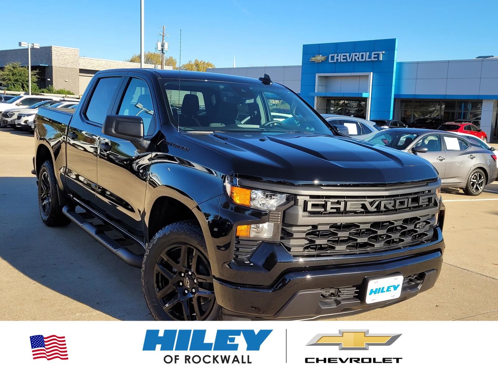 New 2026 Chevrolet Silverado 1500 Custom w/ Turbomax Blackout Package