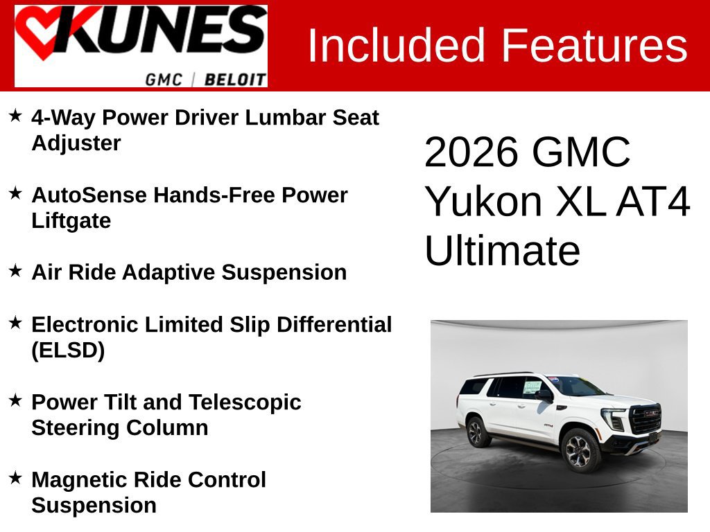 New 2026 GMC Yukon XL AT4 Ultimate AWD/4WD image 3