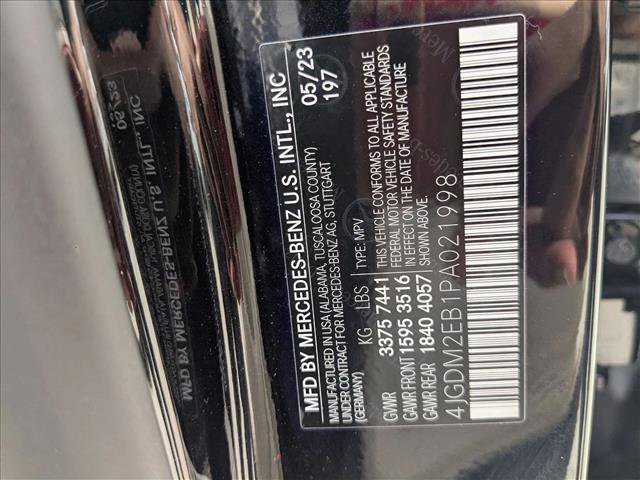 Certified 2023 Mercedes-Benz EQS 450+ 4MATIC SUV image 25