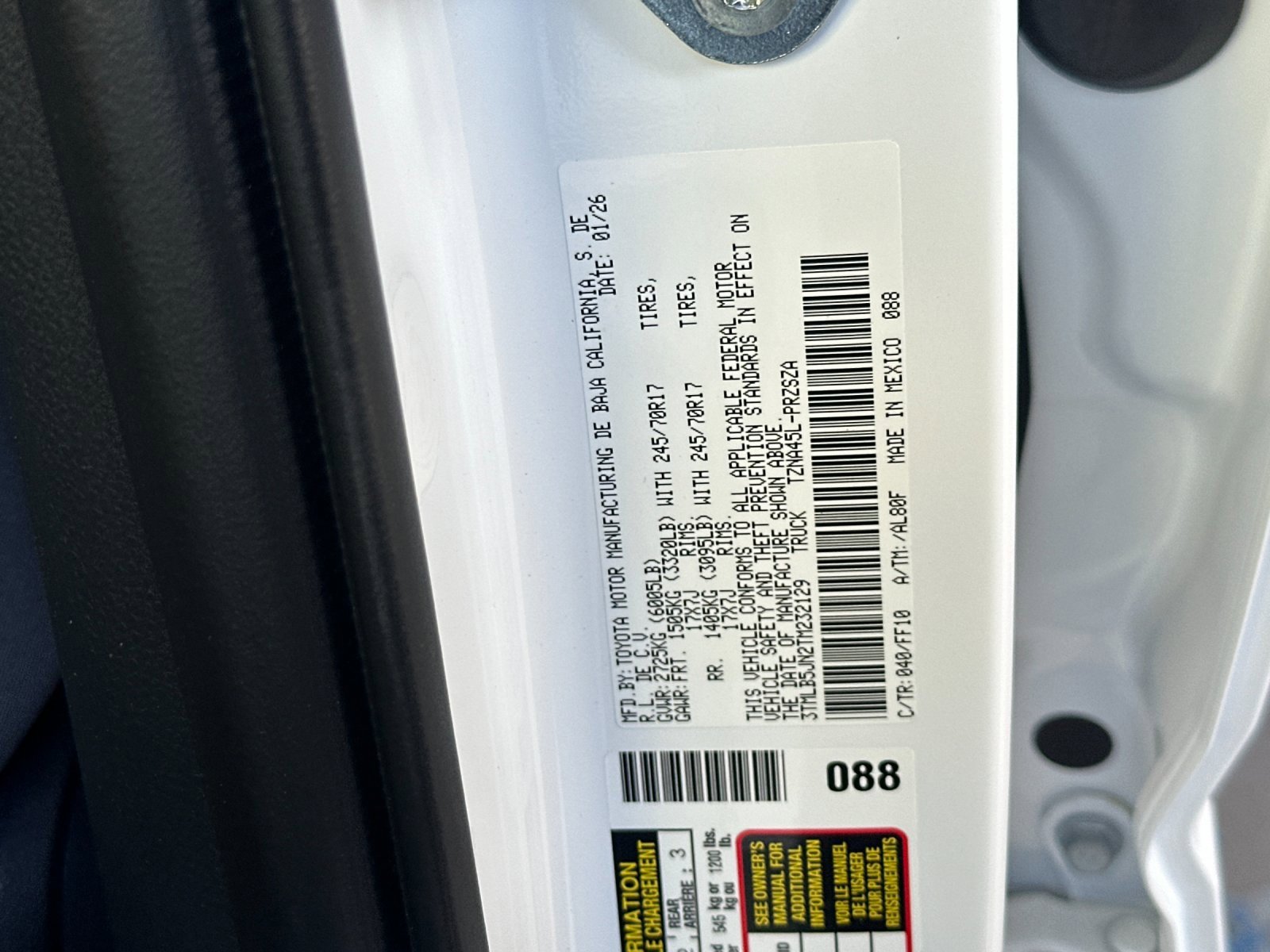 New 2026 Toyota Tacoma SR5 image 27