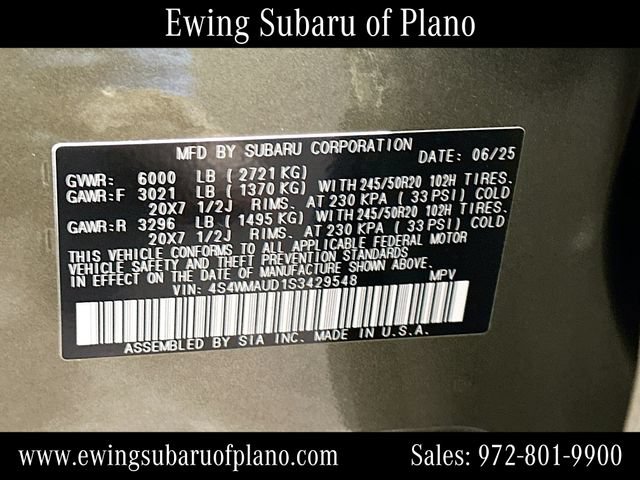 Used 2025 Subaru Ascent Touring AWD/4WD image 35