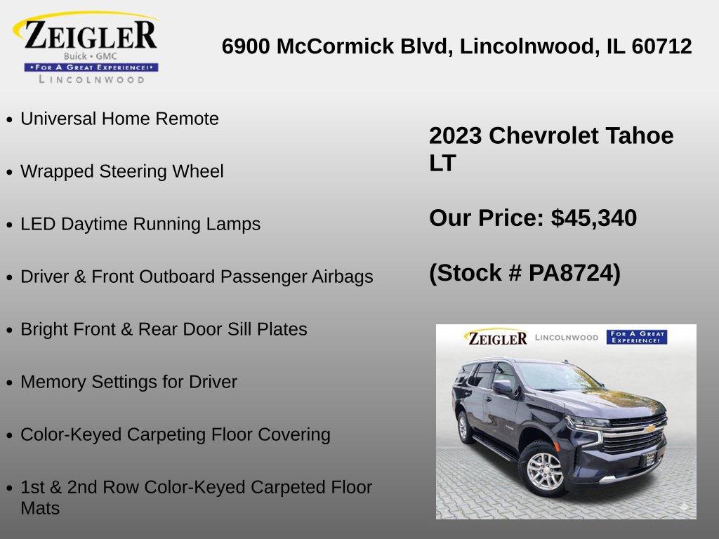 Used 2023 Chevrolet Tahoe LT AWD/4WD image 24