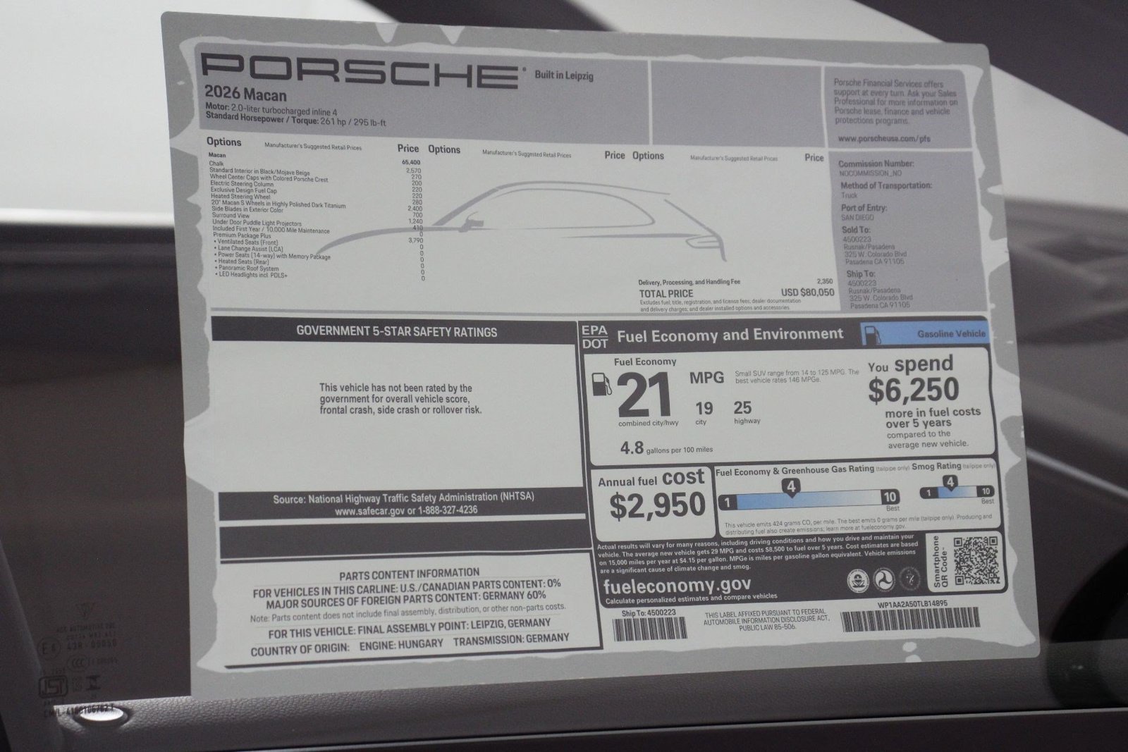 New 2026 Porsche Macan AWD/4WD image 25