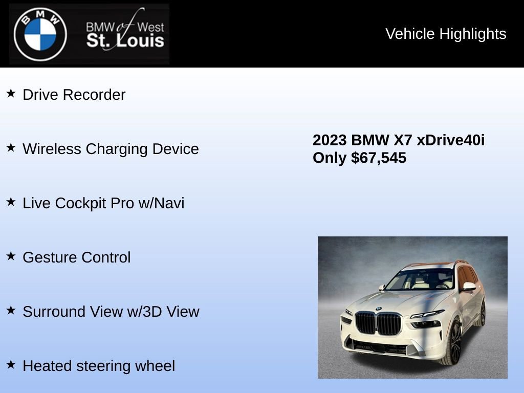 Used 2023 BMW X7 xDrive40i image 30