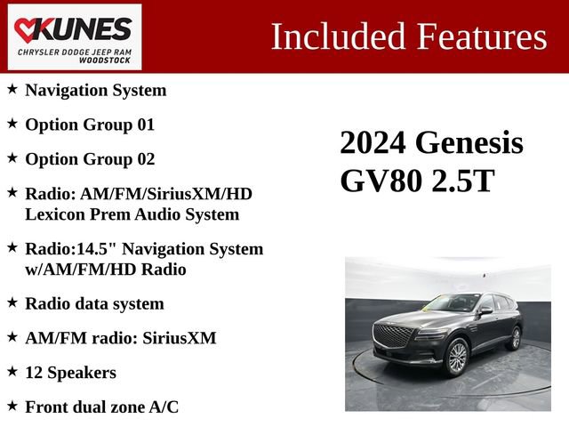 Used 2024 Genesis GV80 2.5T image 3