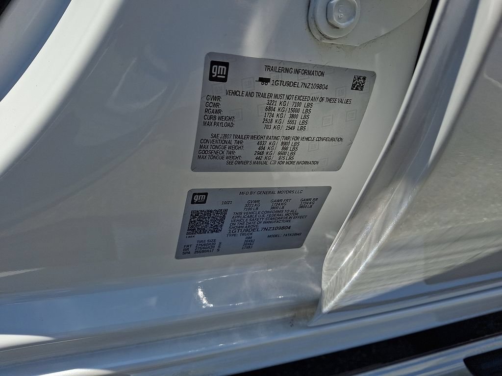 Certified 2022 GMC Sierra 1500 SLT w/ SLT Premium Plus Package AWD/4WD image 27