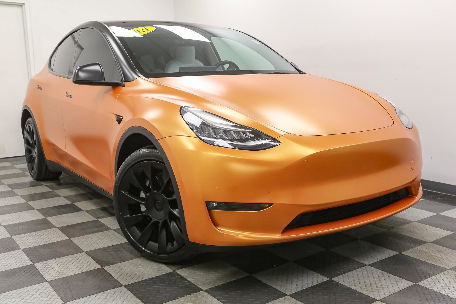 Used 2021 Tesla Model Y Long Range AWD/4WD image 2