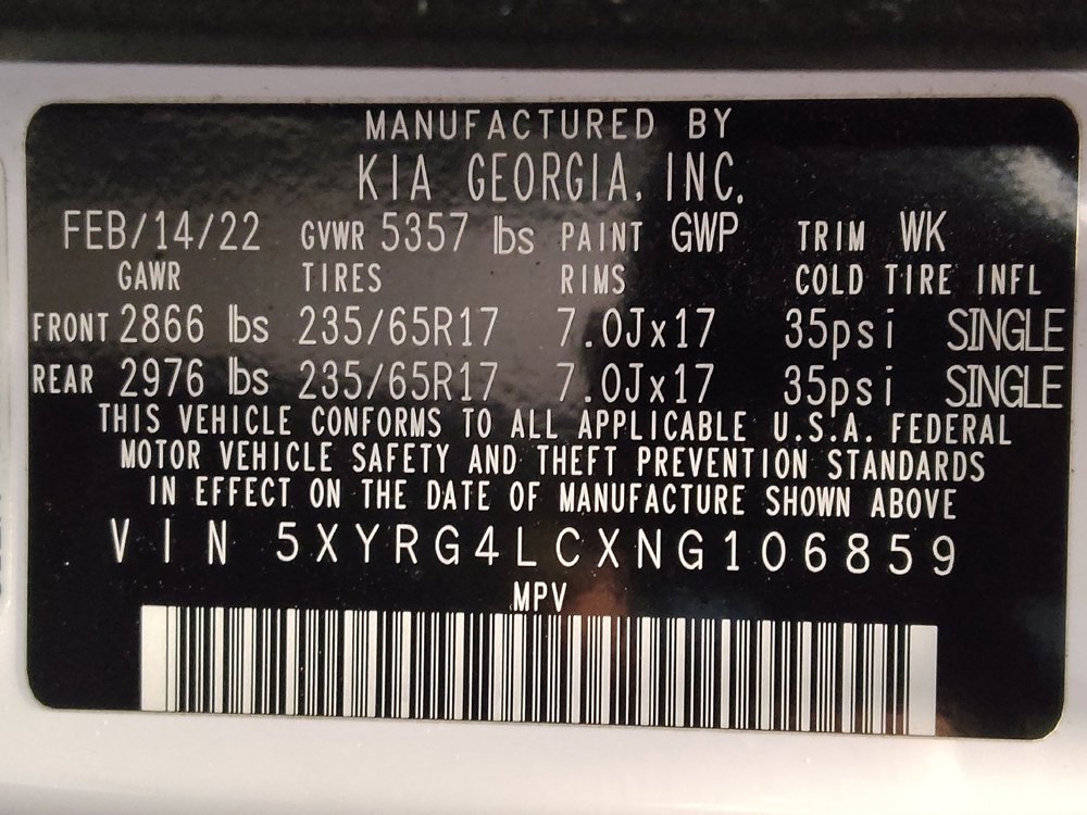 Used 2022 Kia Sorento LX image 33