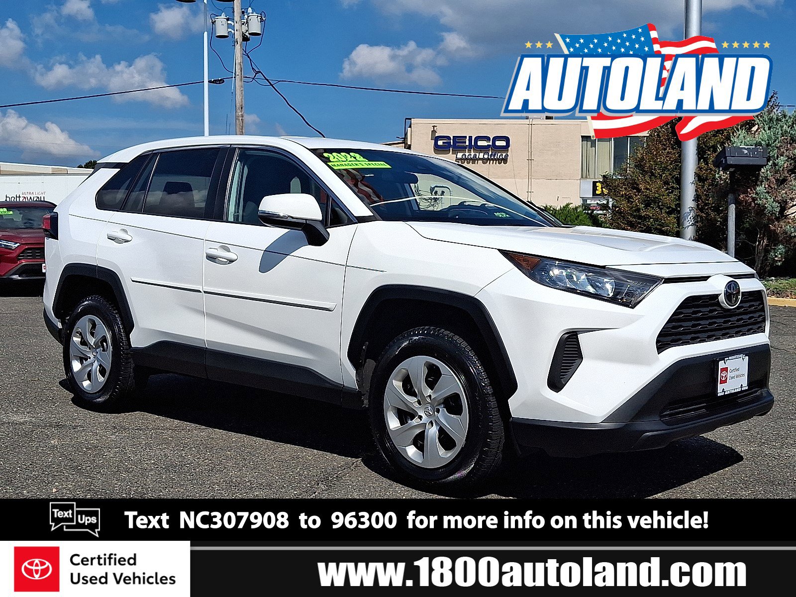 Certified 2022 Toyota RAV4 LE