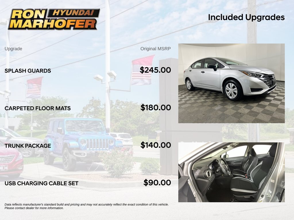 Used 2025 Nissan Versa S w/ Trunk Package FWD image 6