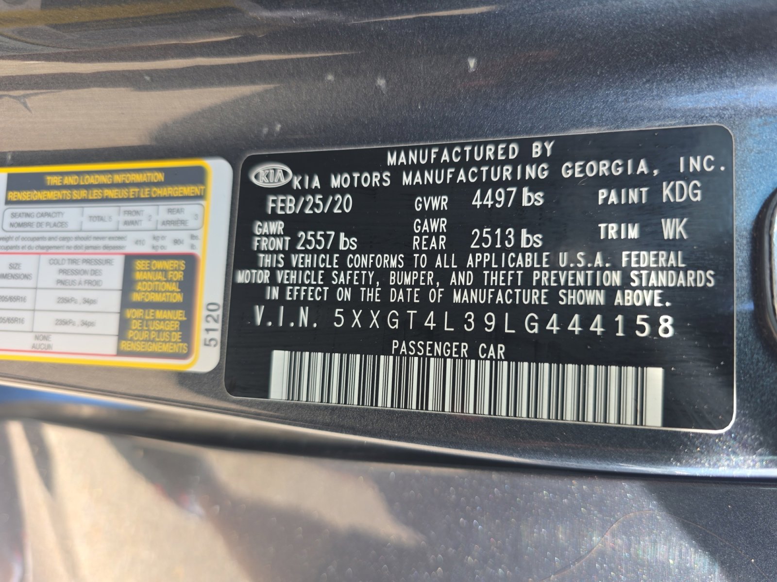 Used 2020 Kia Optima LX image 25