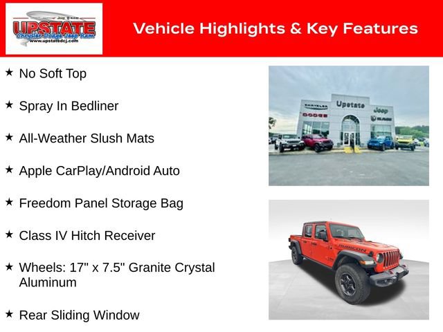 Used 2020 Jeep Gladiator Rubicon w/ Trailer Tow Package AWD/4WD image 23