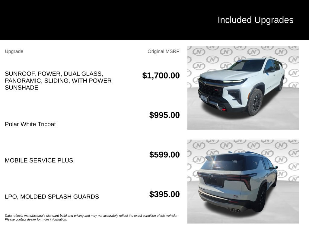 New 2027 Chevrolet Traverse Z71 AWD/4WD image 3