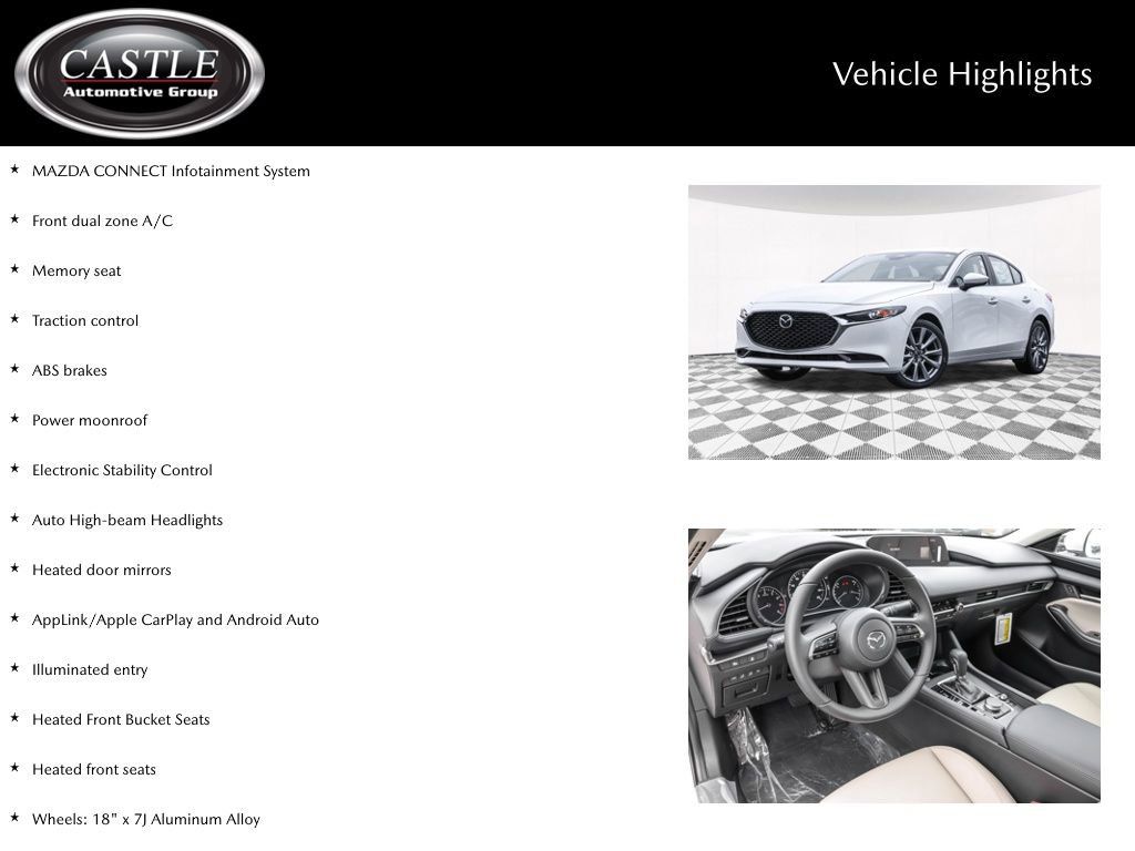 New 2026 MAZDA MAZDA3 2.5 S Sedan w/ Preferred Pkg FWD image 4