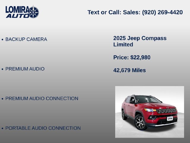 Used 2025 Jeep Compass Limited AWD/4WD image 14