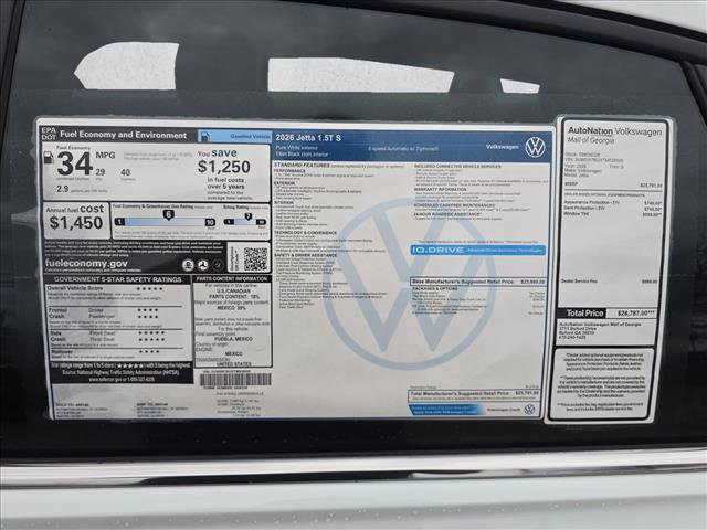 New 2026 Volkswagen Jetta S image 20