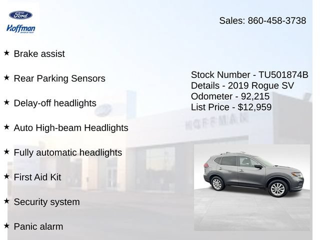 Used 2019 Nissan Rogue SV AWD/4WD image 25