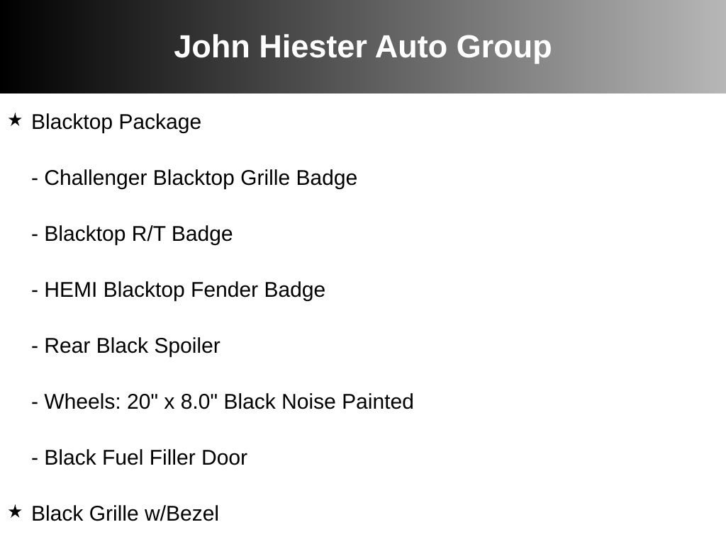 Used 2019 Dodge Challenger R/T w/ Blacktop Package RWD image 20