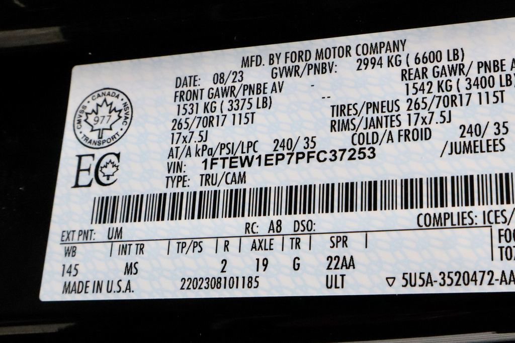 Certified 2023 Ford F150 XLT w/ Trailer Tow Package AWD/4WD image 32