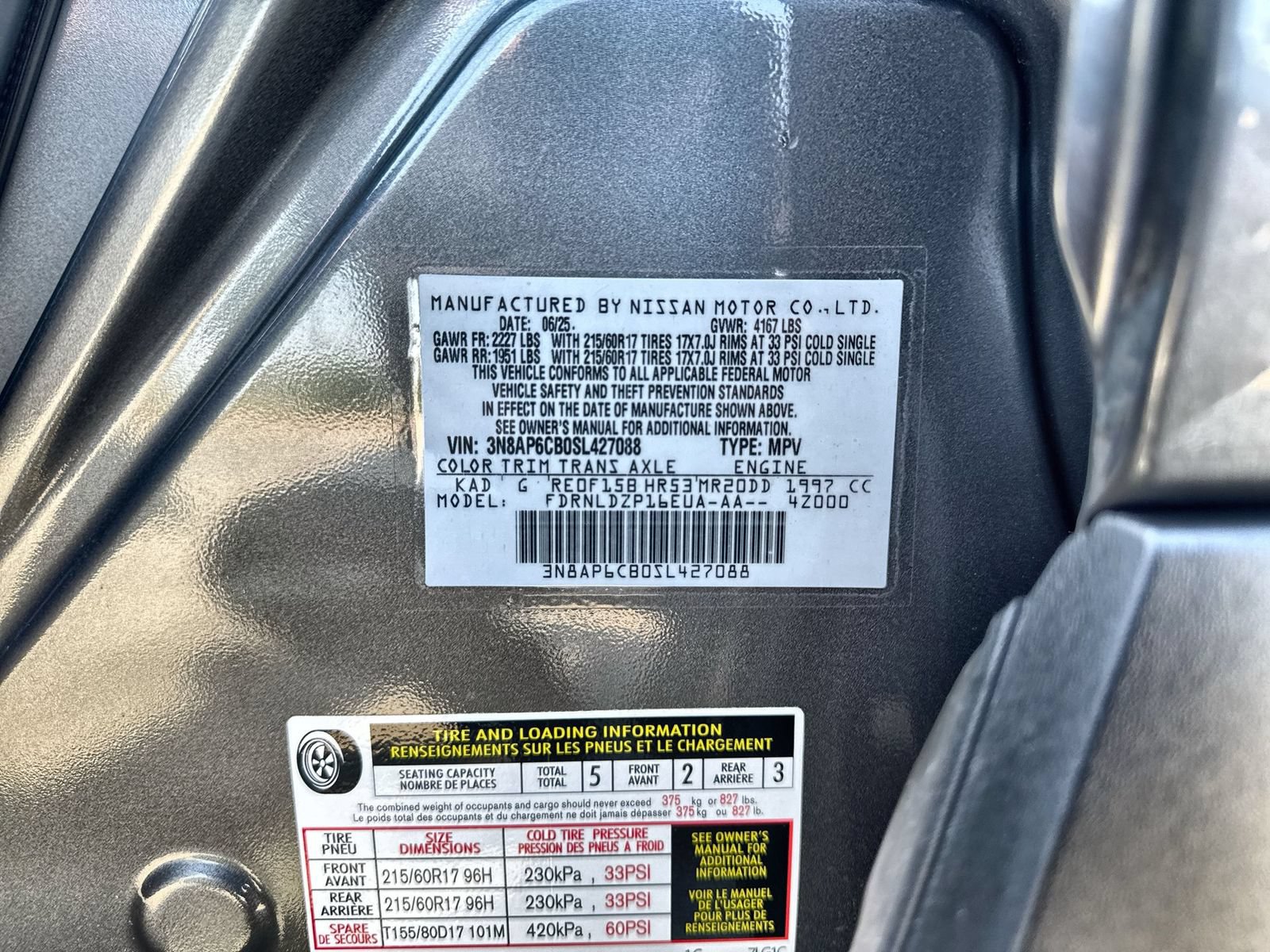 Certified 2025 Nissan Kicks SV AWD/4WD image 32