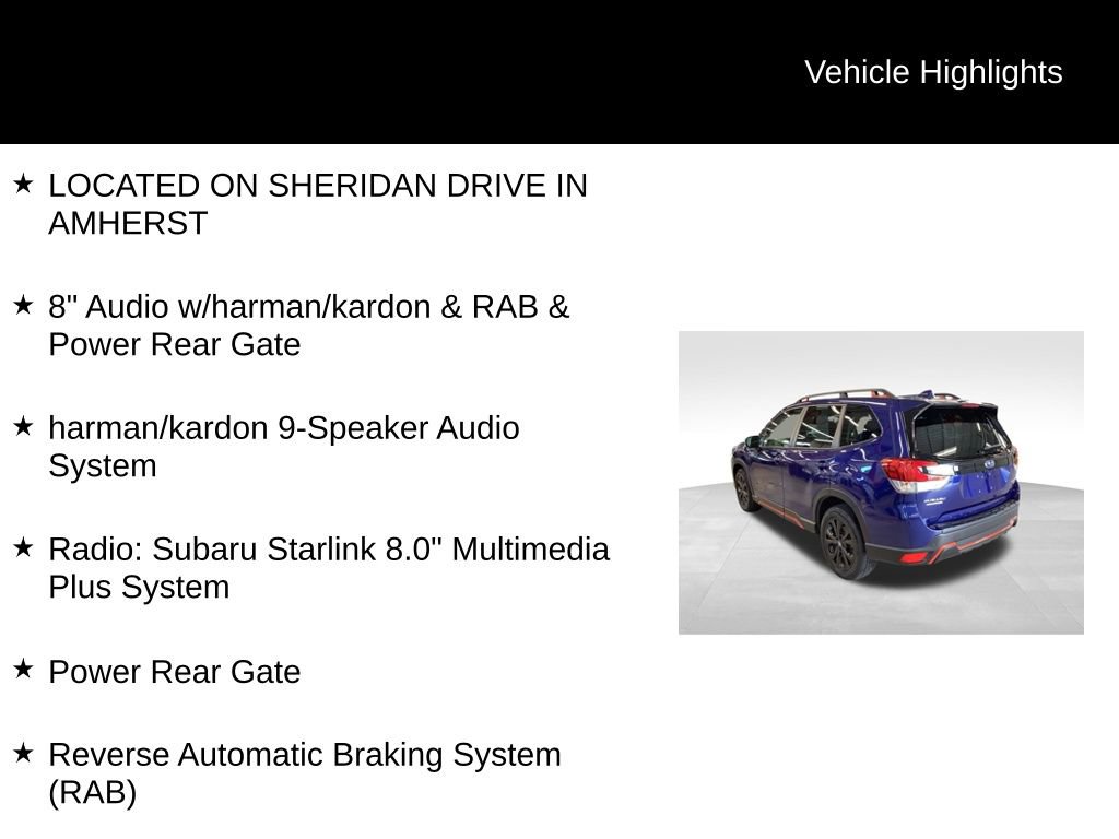 Certified 2023 Subaru Forester Sport AWD/4WD image 5