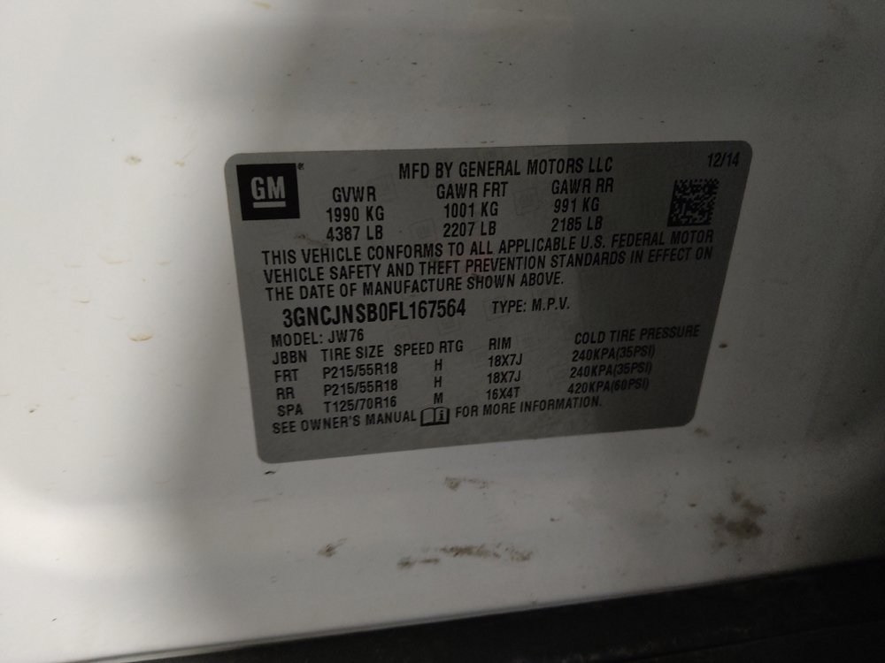 Used 2015 Chevrolet Trax LTZ FWD image 33