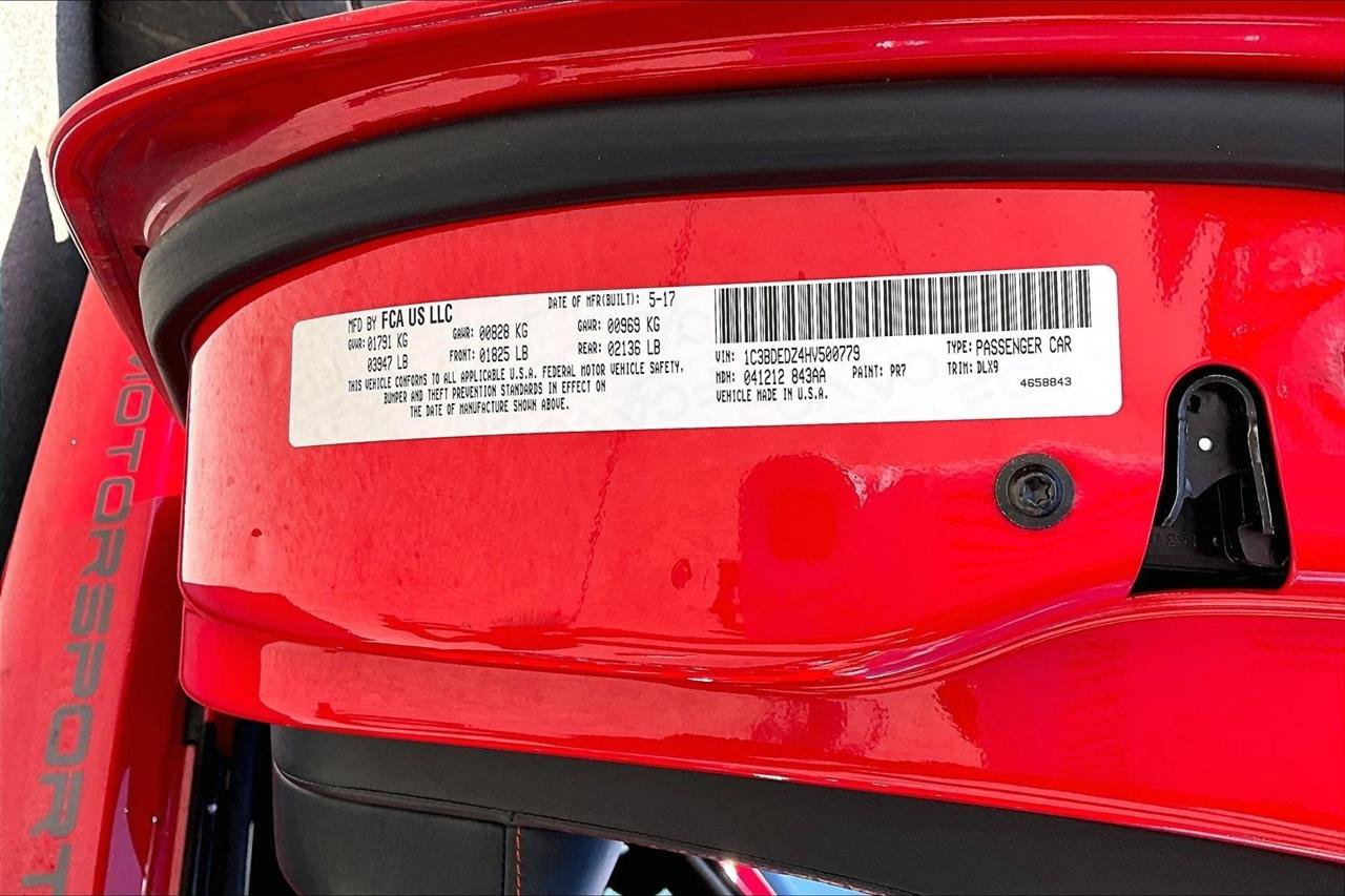 Used 2017 Dodge Viper GTC w/ GTS Interior Package RWD image 19