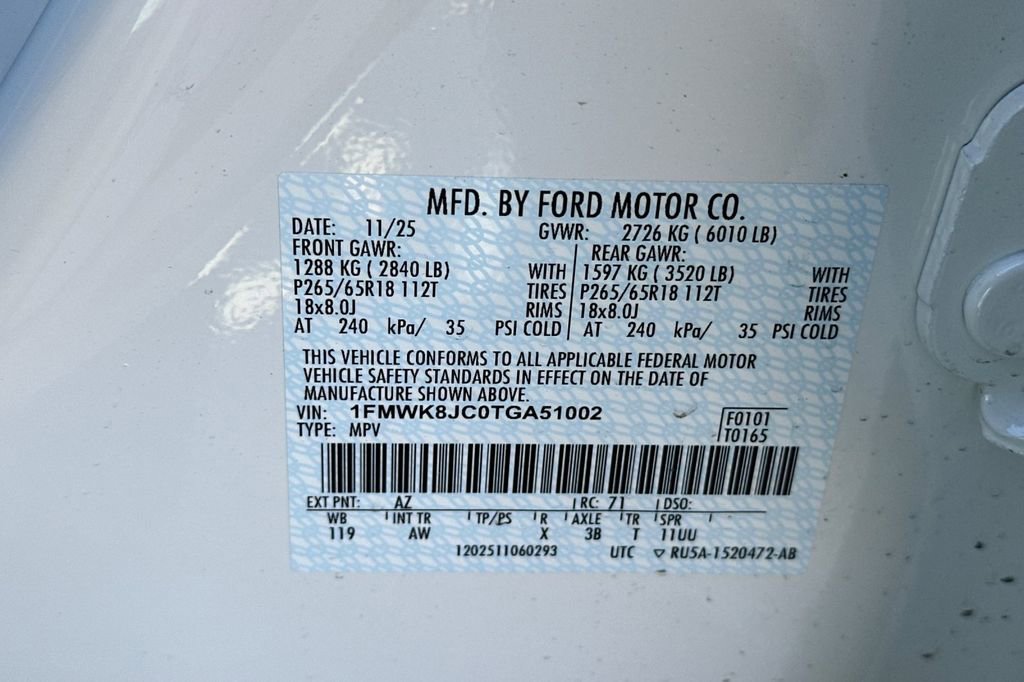New 2026 Ford Explorer Tremor w/ Tremor Ultimate Package AWD/4WD image 24