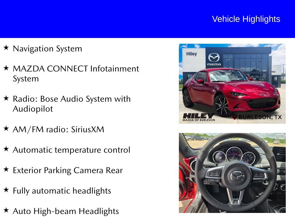 New 2026 MAZDA MX-5 Miata RF Grand Touring RWD image 9