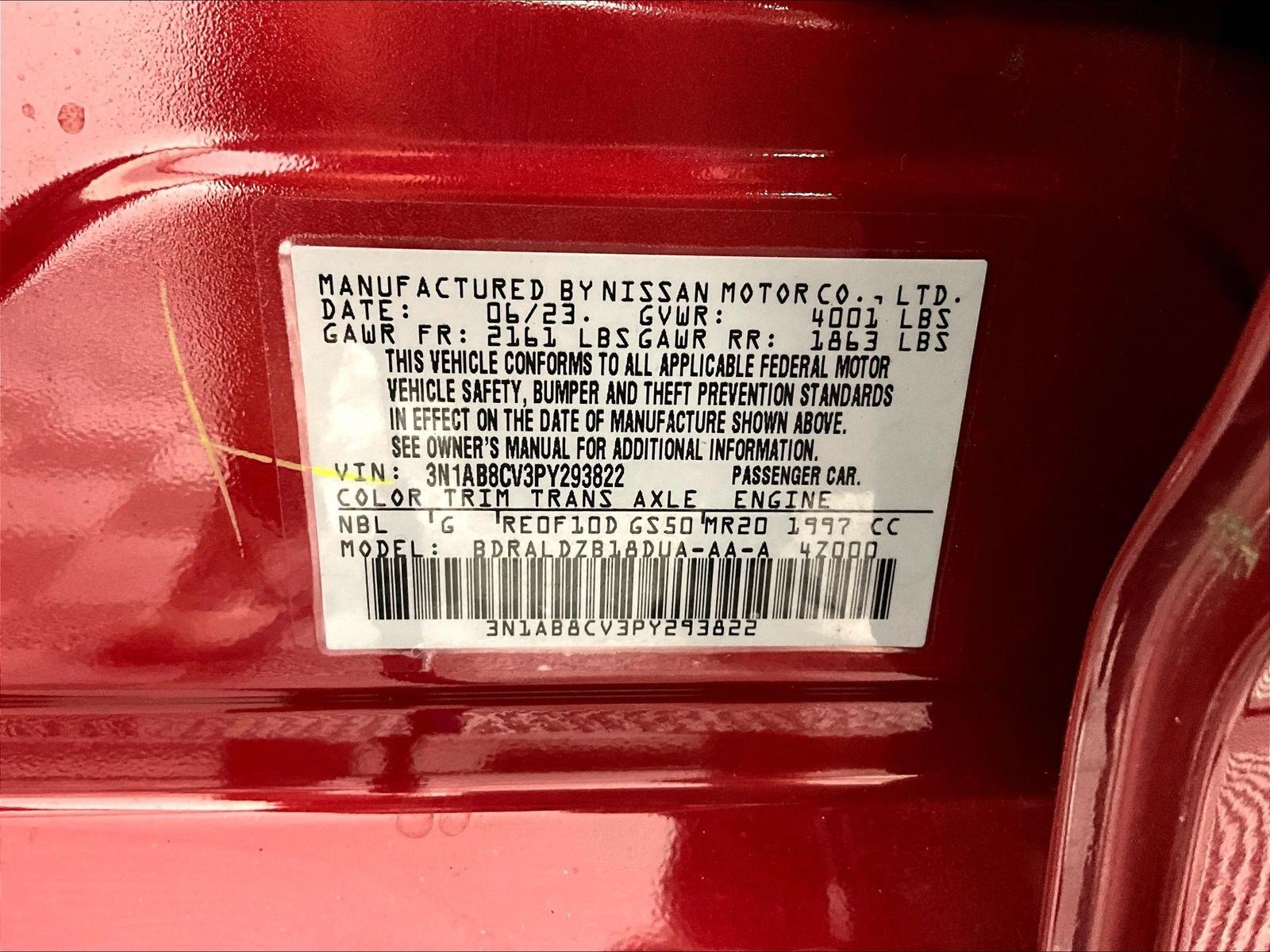 Certified 2023 Nissan Sentra SV FWD image 19