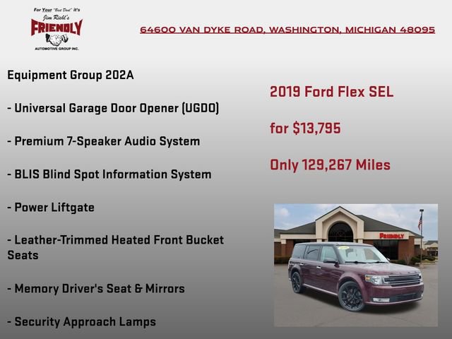 Used 2019 Ford Flex SEL w/ Equipment Group 202A image 5