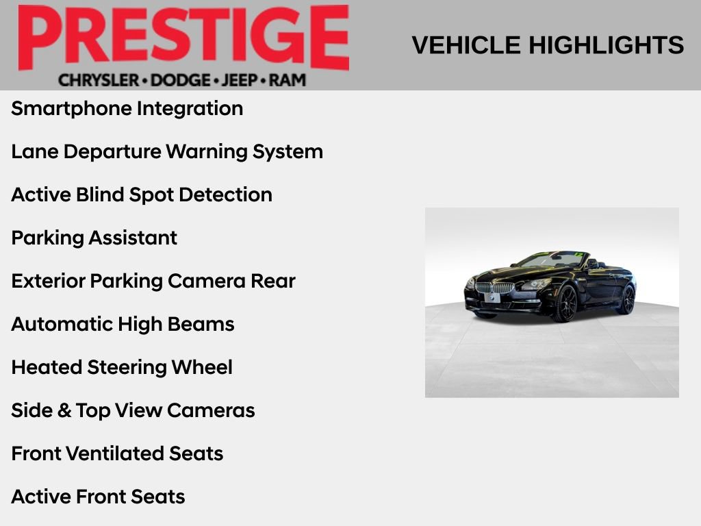 Used 2012 BMW 650i Convertible RWD image 4