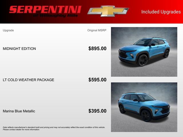 New 2026 Chevrolet TrailBlazer LT w/ Midnight Edition FWD image 37