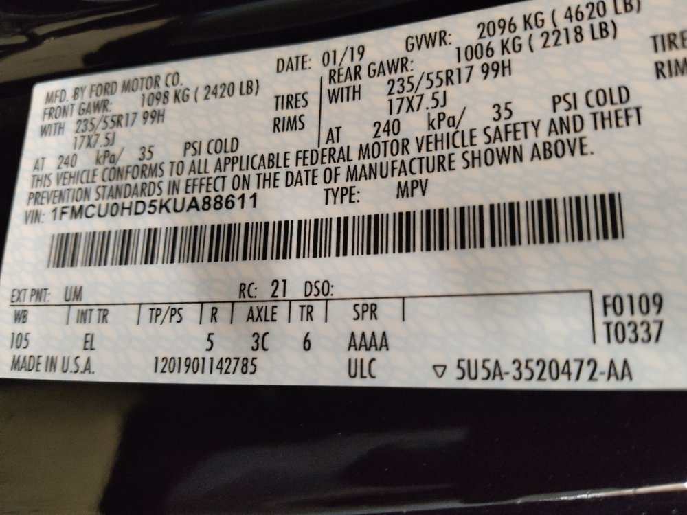 Used 2019 Ford Escape SEL FWD image 33
