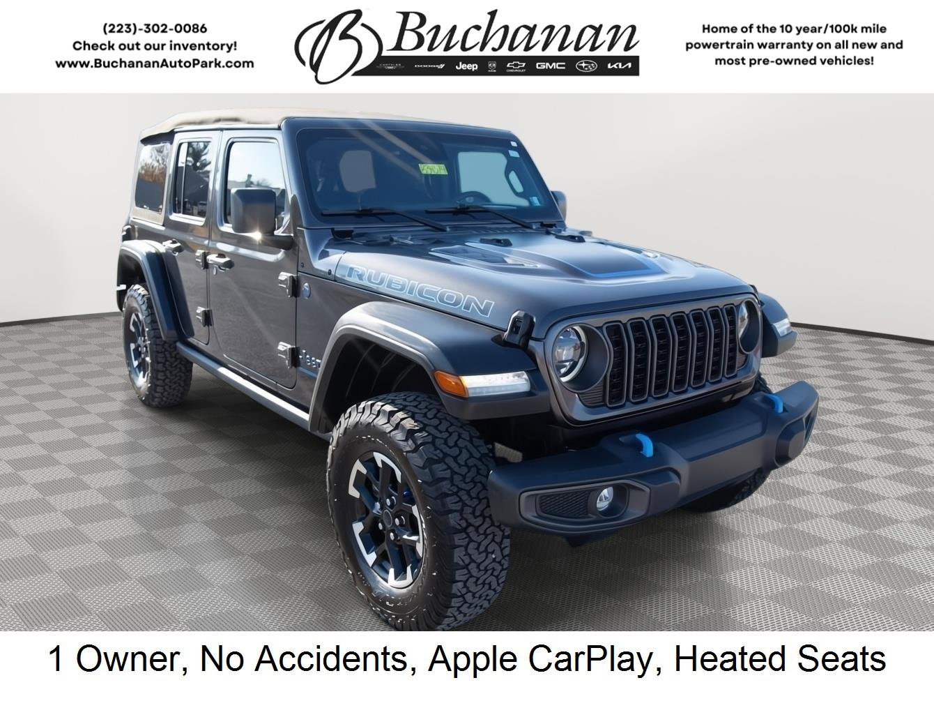 Used 2024 Jeep Wrangler Unlimited Rubicon 4xe w/ Convenience Group
