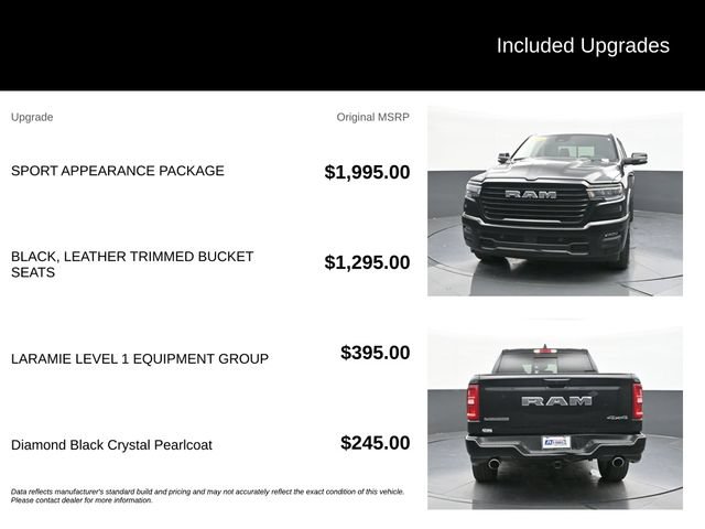 Used 2025 RAM 1500 Laramie w/ Sport Appearance Package AWD/4WD image 9