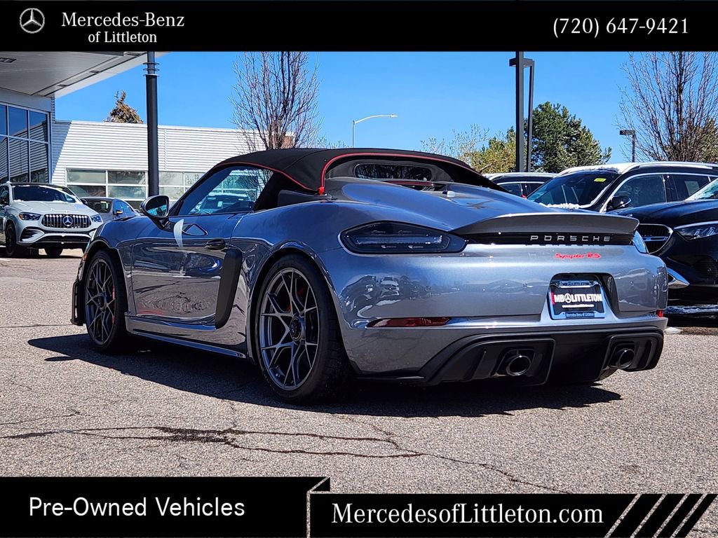 Used 2025 Porsche 718 Boxster Spyder RS w/ Accent Package Logos RWD image 5