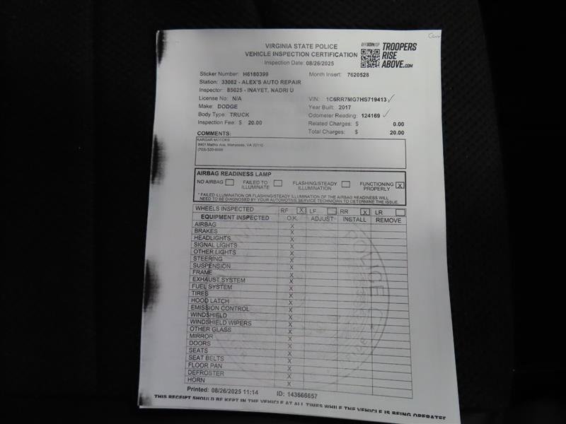 Used 2017 RAM 1500 Sport w/ Convenience Group image 35