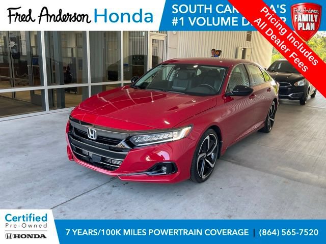 Certified 2021 Honda Accord Sport Special Edition