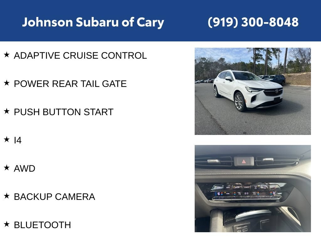 Used 2022 Buick Envision Avenir w/ Technology Package II AWD/4WD image 12