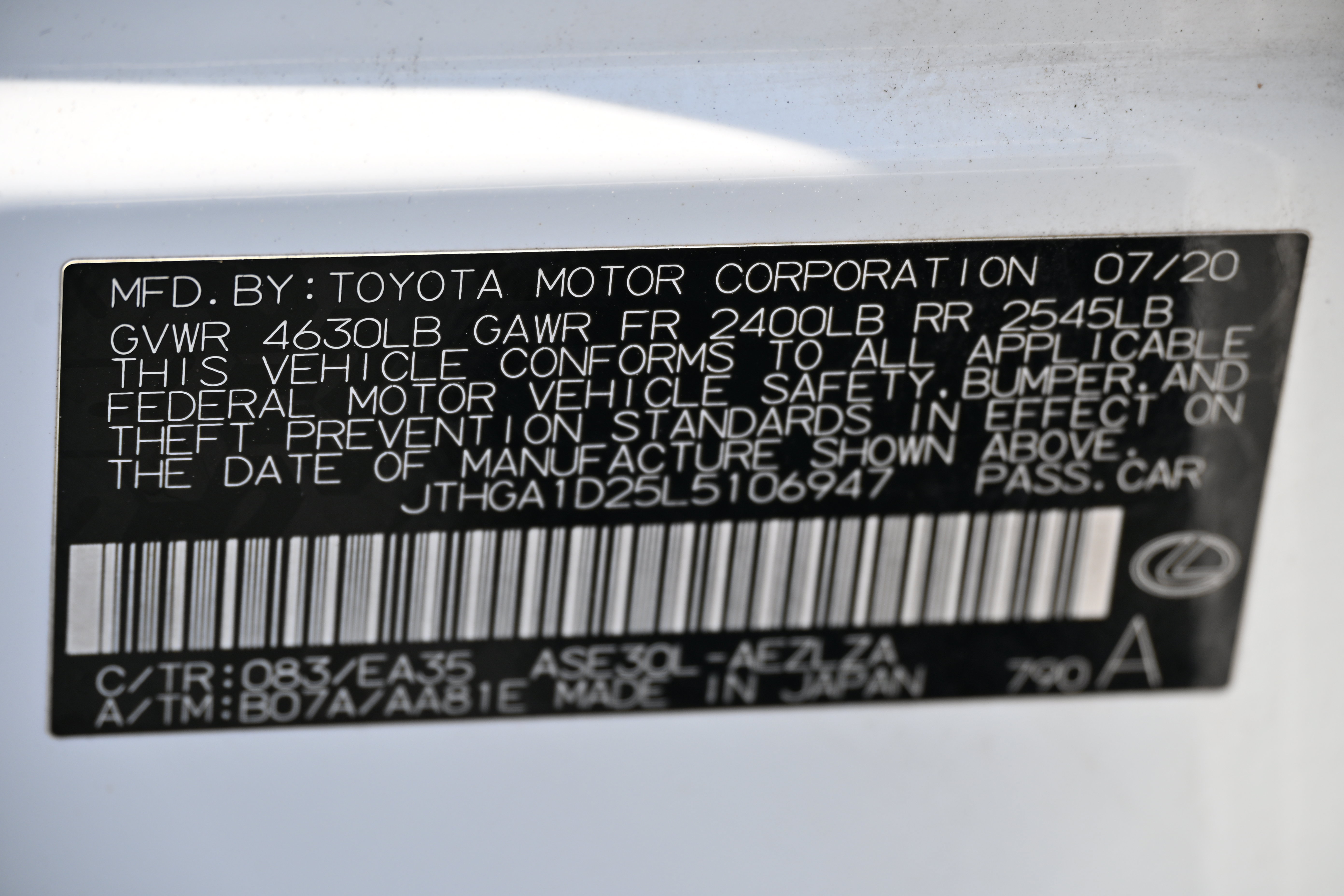 Used 2020 Lexus IS 300 F Sport w/ F Sport Package RWD image 18